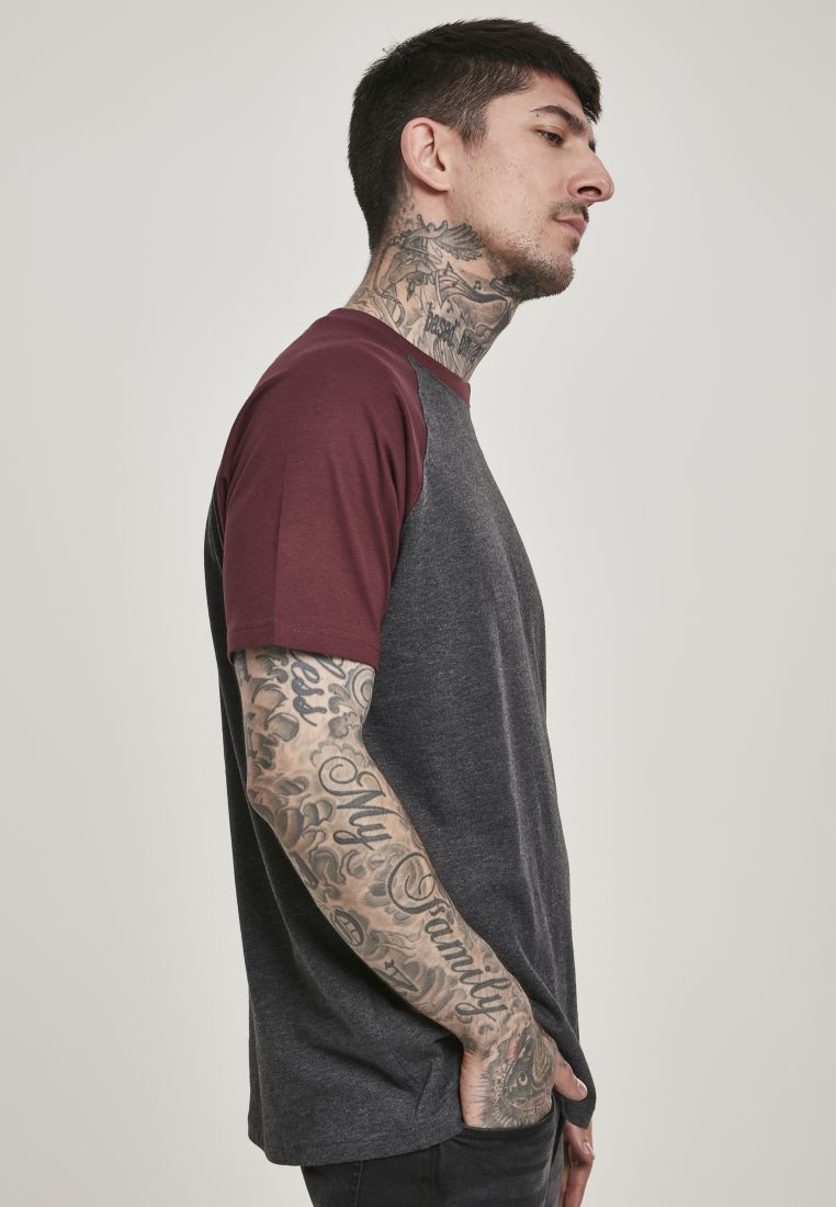 Raglan Contrast Tee - Miesten T-paidat - TTUTB639 - 1657