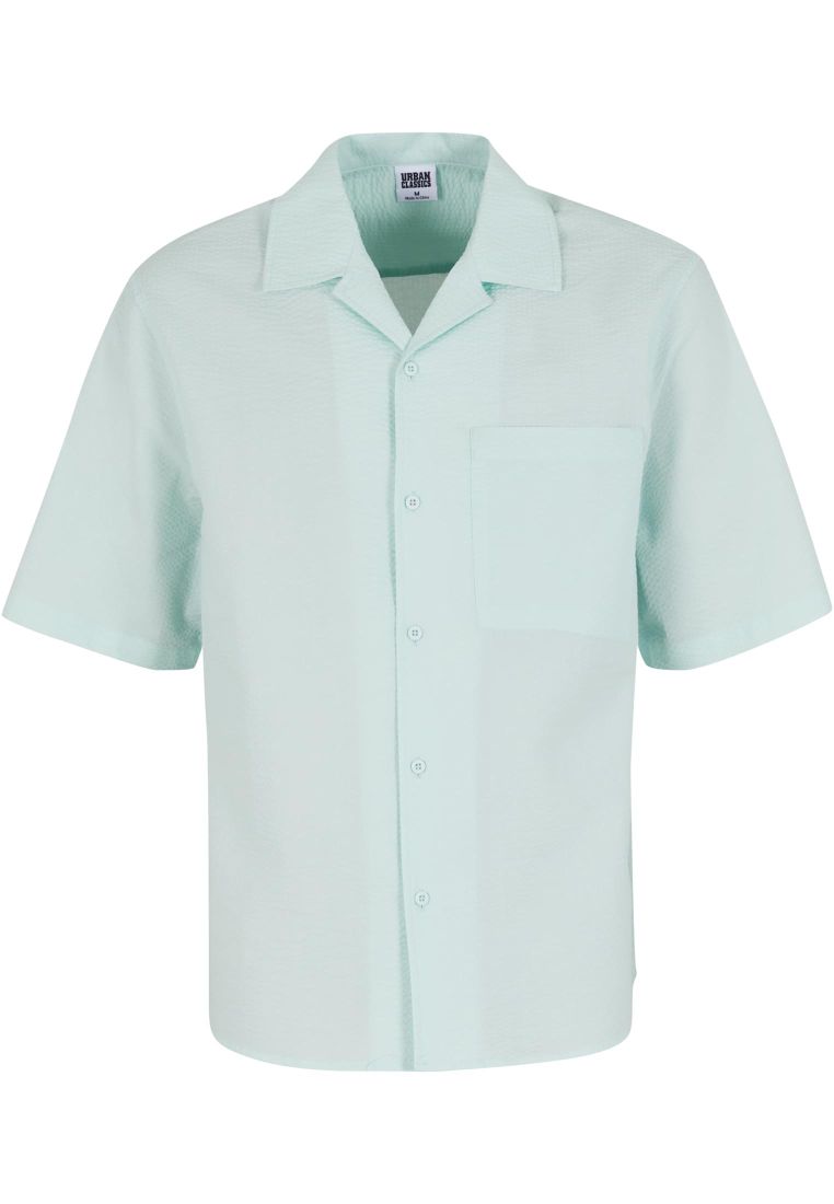 Relaxed Seersucker Short Sleeve Shirt - Other items - TTUTB6409 - 517