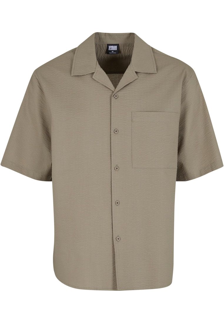 Relaxed Seersucker Short Sleeve Shirt - Other items - TTUTB6409 - 757