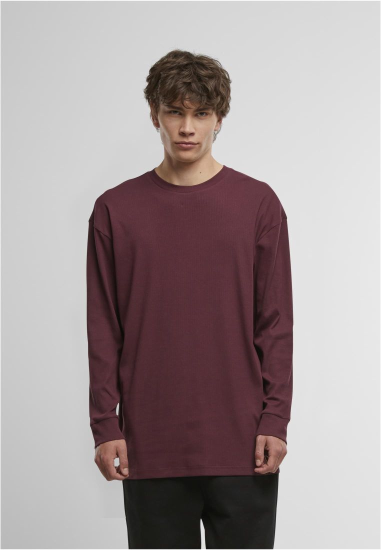 Organic Boxy Rib Longsleeve - Mens Crewnecks - TTUTB6418 - 1