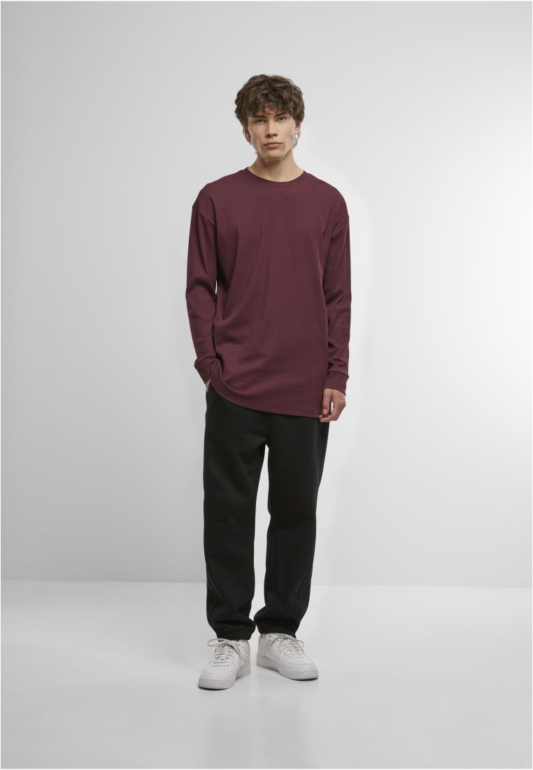 Organic Boxy Rib Longsleeve - Miesten Collegepaidat - TTUTB6418 - 5