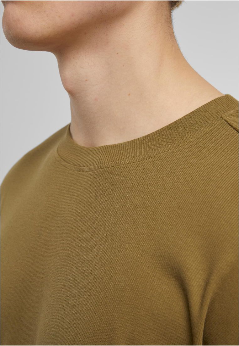 Organic Boxy Rib Longsleeve - Miesten Collegepaidat - TTUTB6418 - 577