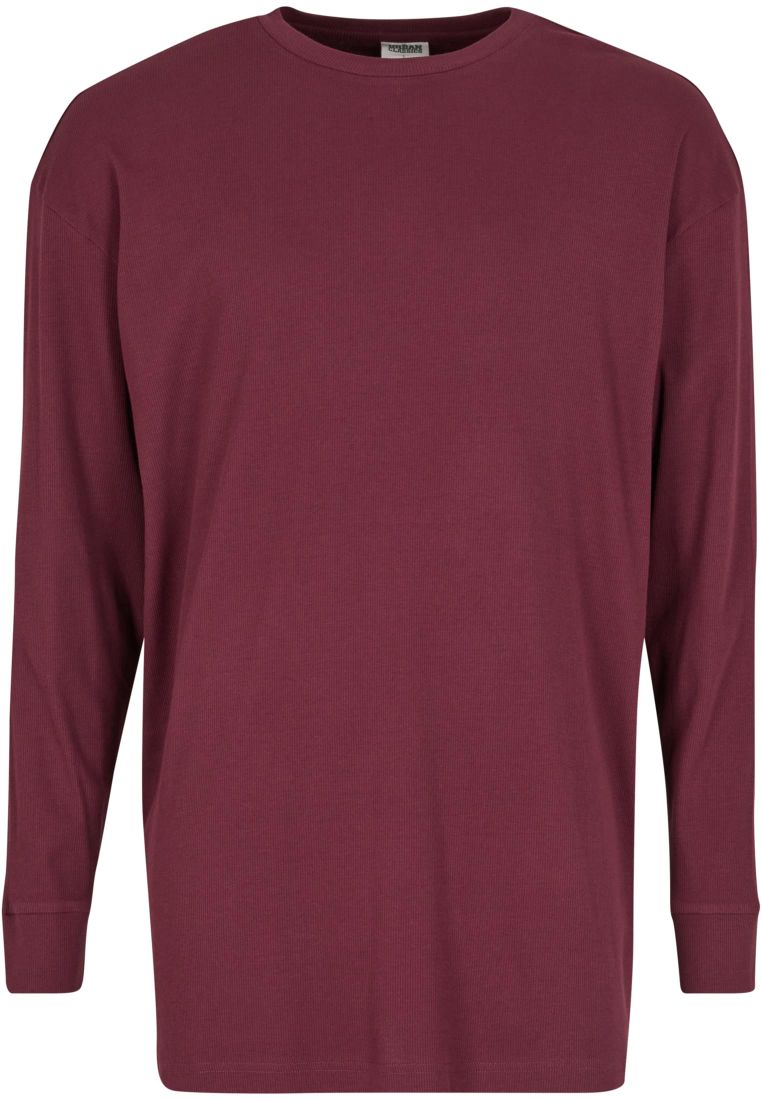 Organic Boxy Rib Longsleeve - Miesten Collegepaidat - TTUTB6418 - 6