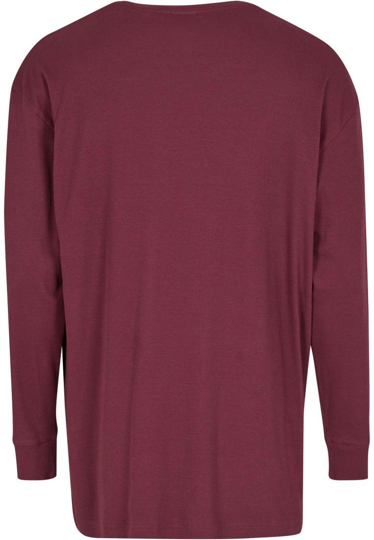 Organic Boxy Rib Longsleeve - Miesten Collegepaidat - TTUTB6418 - 7