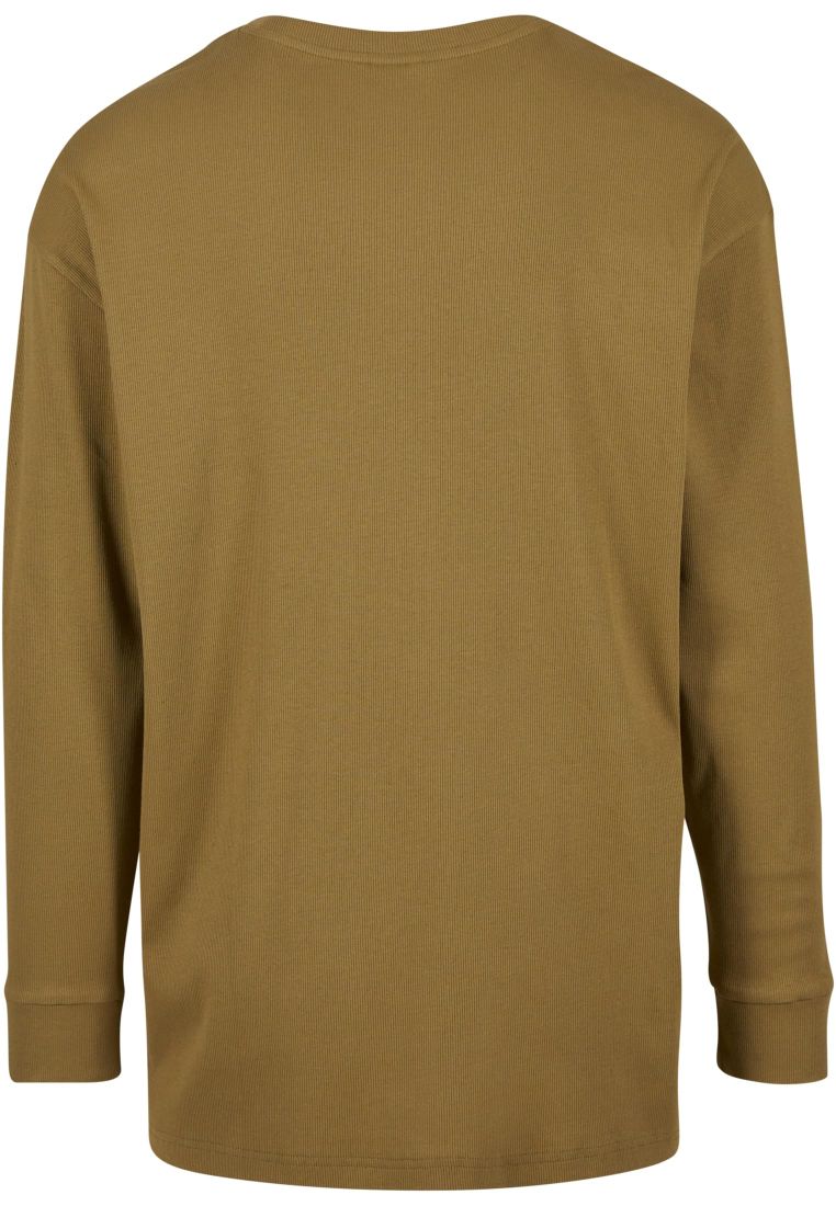 Organic Boxy Rib Longsleeve - Miesten Collegepaidat - TTUTB6418 - 579