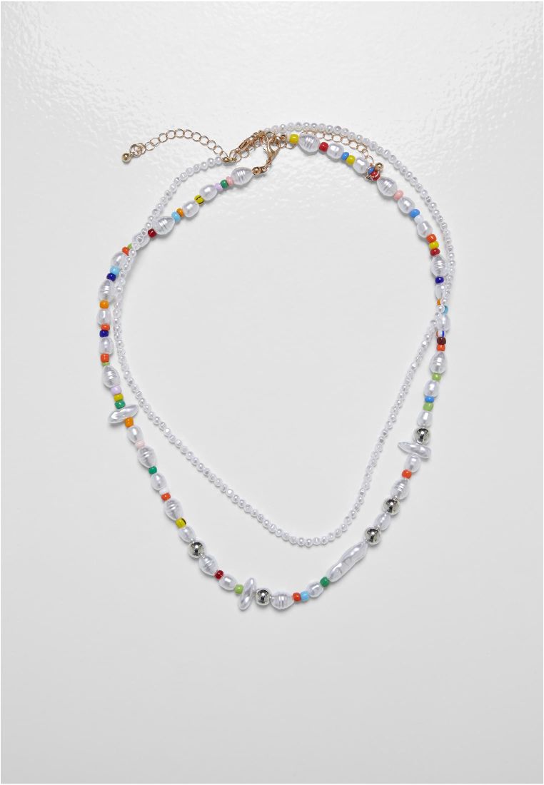 Various Pearl Layering Necklace 2-Pack