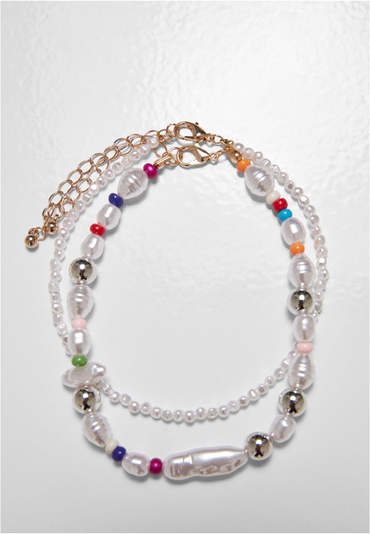 Various Pearl Layering Anklet