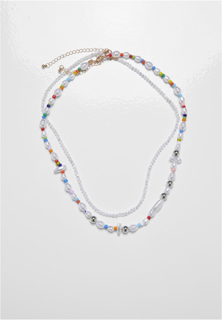 Various Pearl Layering Necklace and Anklet Set