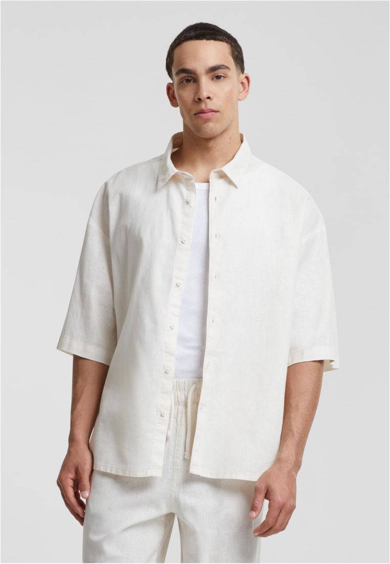 Boxy Cotton Linen Shirt -  - TTUTB6608 - 271