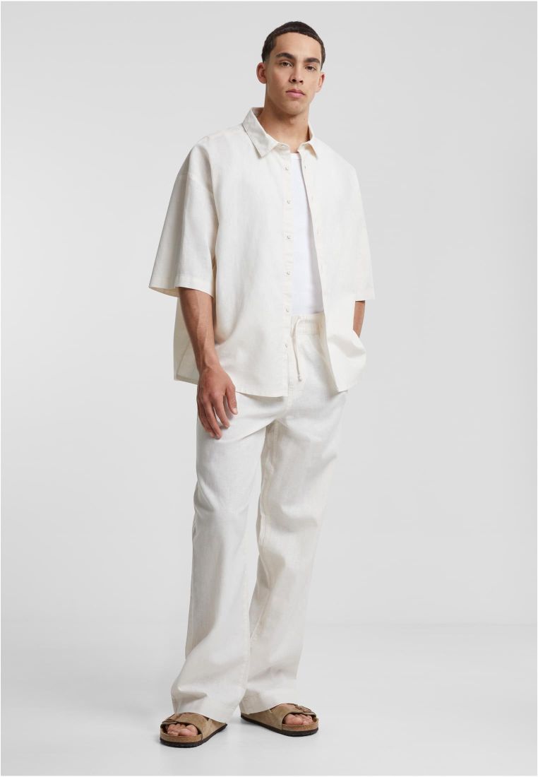 Boxy Cotton Linen Shirt -  - TTUTB6608 - 276
