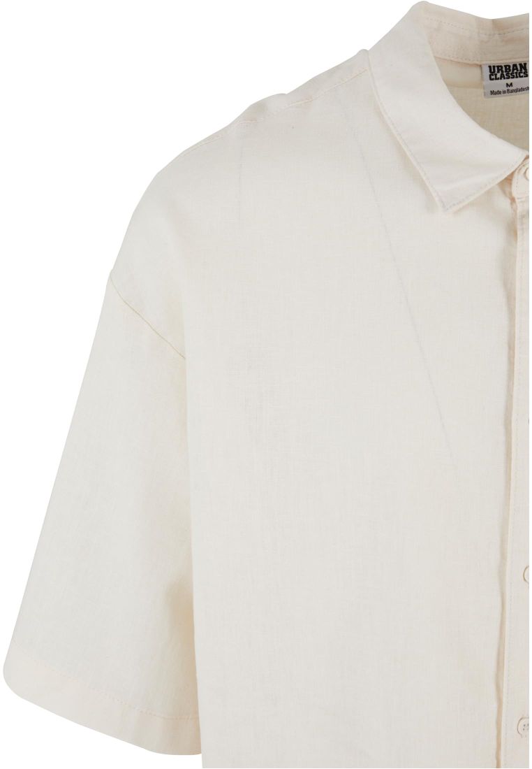 Boxy Cotton Linen Shirt -  - TTUTB6608 - 277