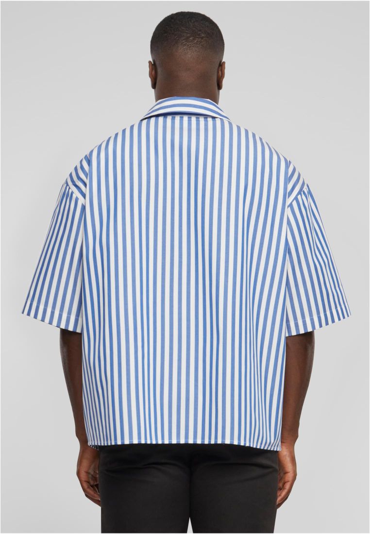 Striped Short Sleeve Summer Shirt -  - TTUTB6658 - 5