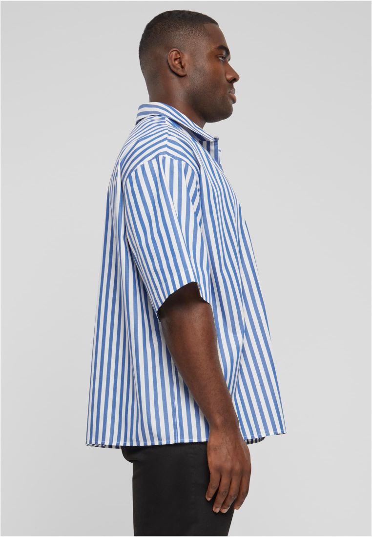 Striped Short Sleeve Summer Shirt -  - TTUTB6658 - 6