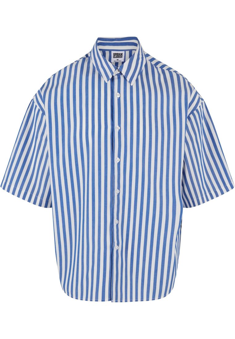 Striped Short Sleeve Summer Shirt -  - TTUTB6658 - 8