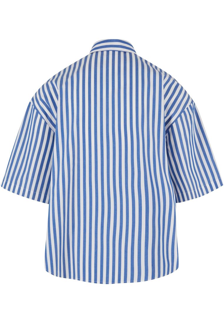 Striped Short Sleeve Summer Shirt -  - TTUTB6658 - 9