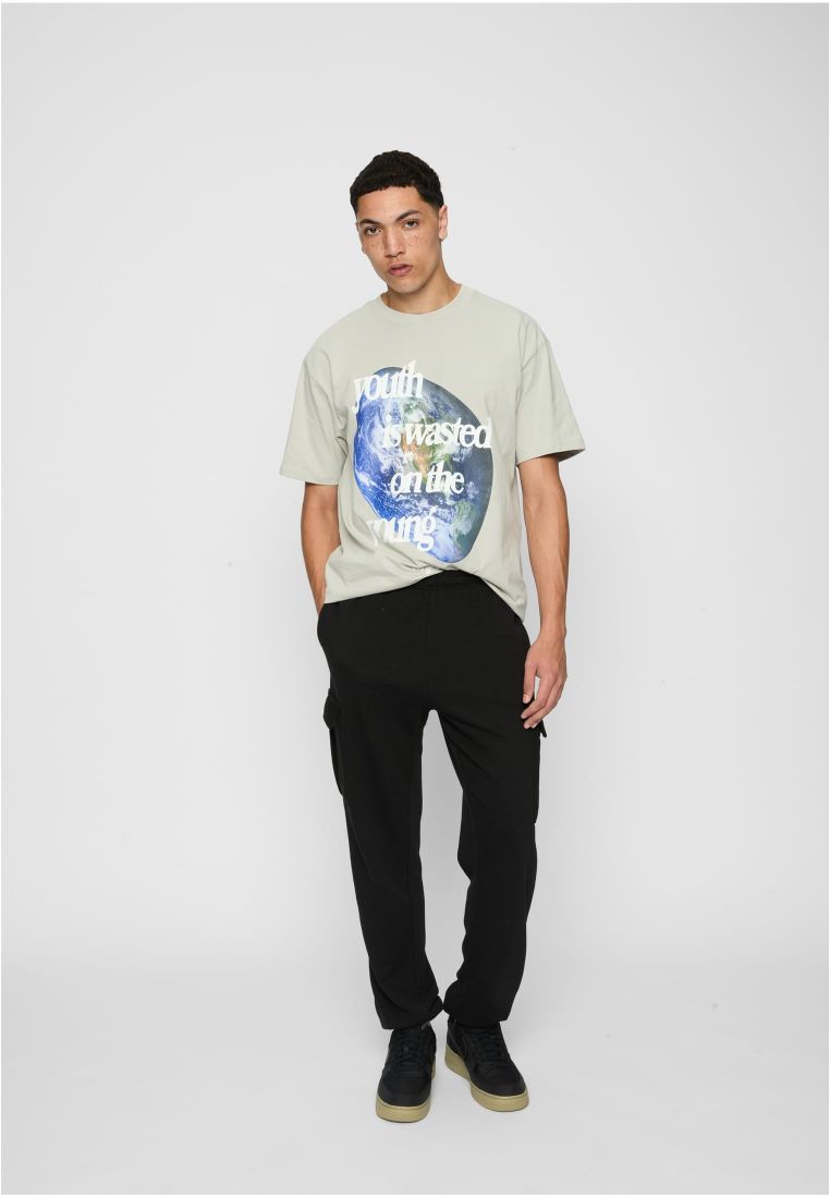 Light Terry Wide Cargo Sweatpants - - TTUTB6671 - 5