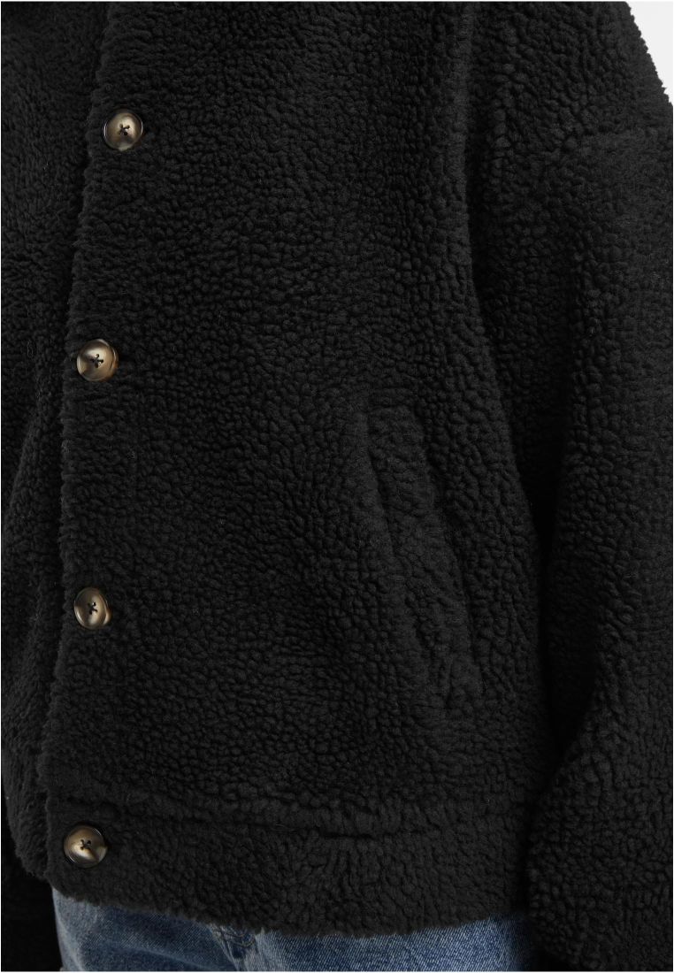 Ladies Short Sherpa Button Jacket - Naisten Takit - TTUTB6720 - 6