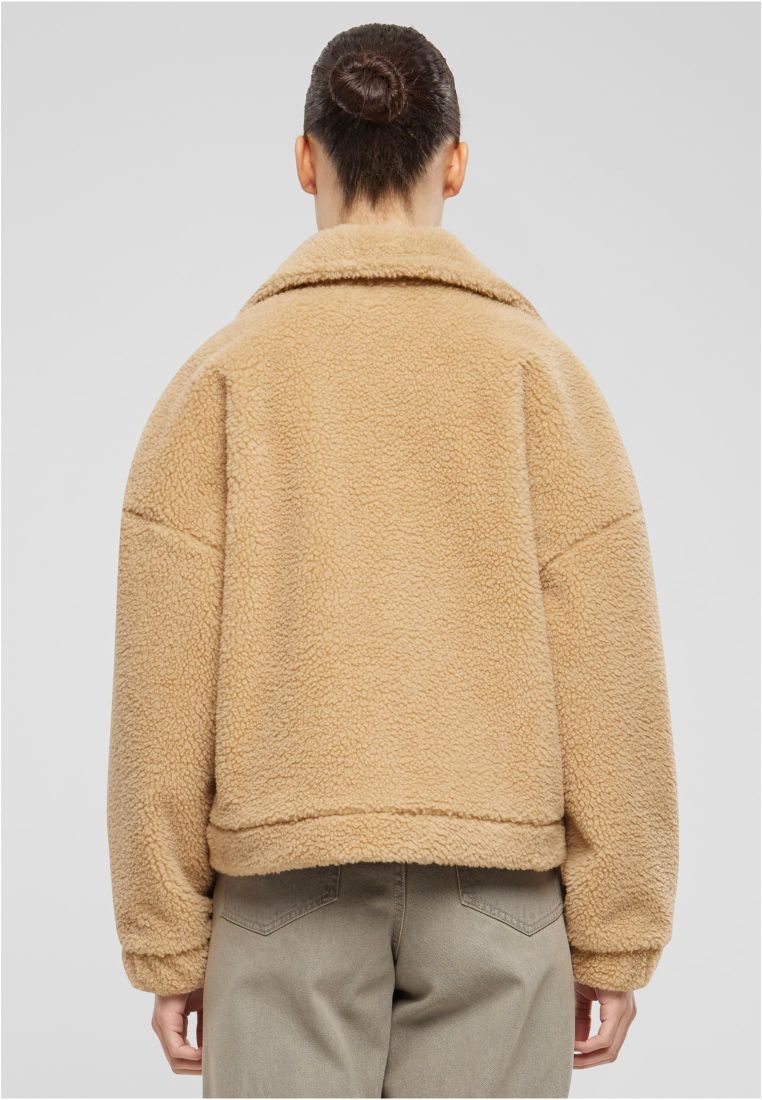 Ladies Short Sherpa Button Jacket - Naisten Takit - TTUTB6720 - 576