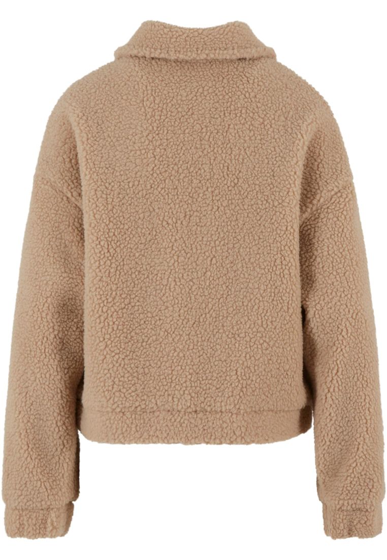 Ladies Short Sherpa Button Jacket - Naisten Takit - TTUTB6720 - 582