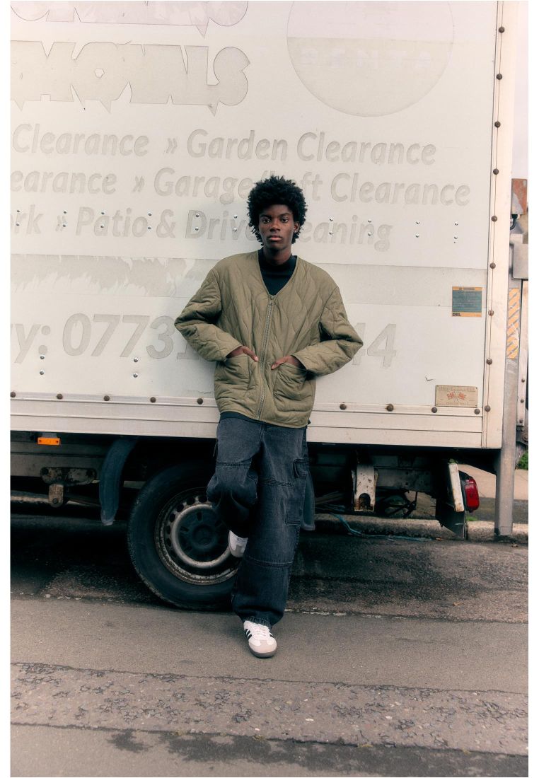 Tapered Heavy Ounce Baggy Cargo Jeans - Miesten Farkut - TTUTB6747 - 34