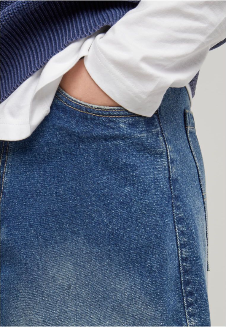 Tapered Heavy Ounce Baggy Cargo Jeans - Mens Jeans - TTUTB6747 - 8