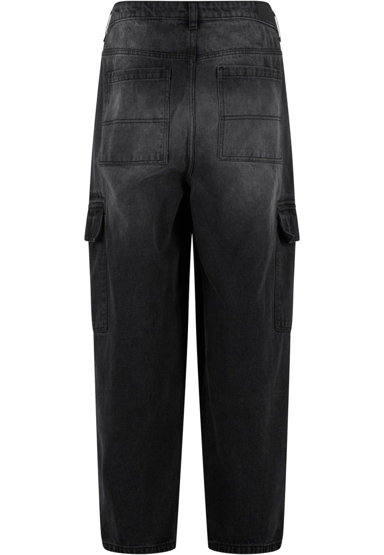 Tapered Heavy Ounce Baggy Cargo Jeans - Mens Jeans - TTUTB6747 - 41