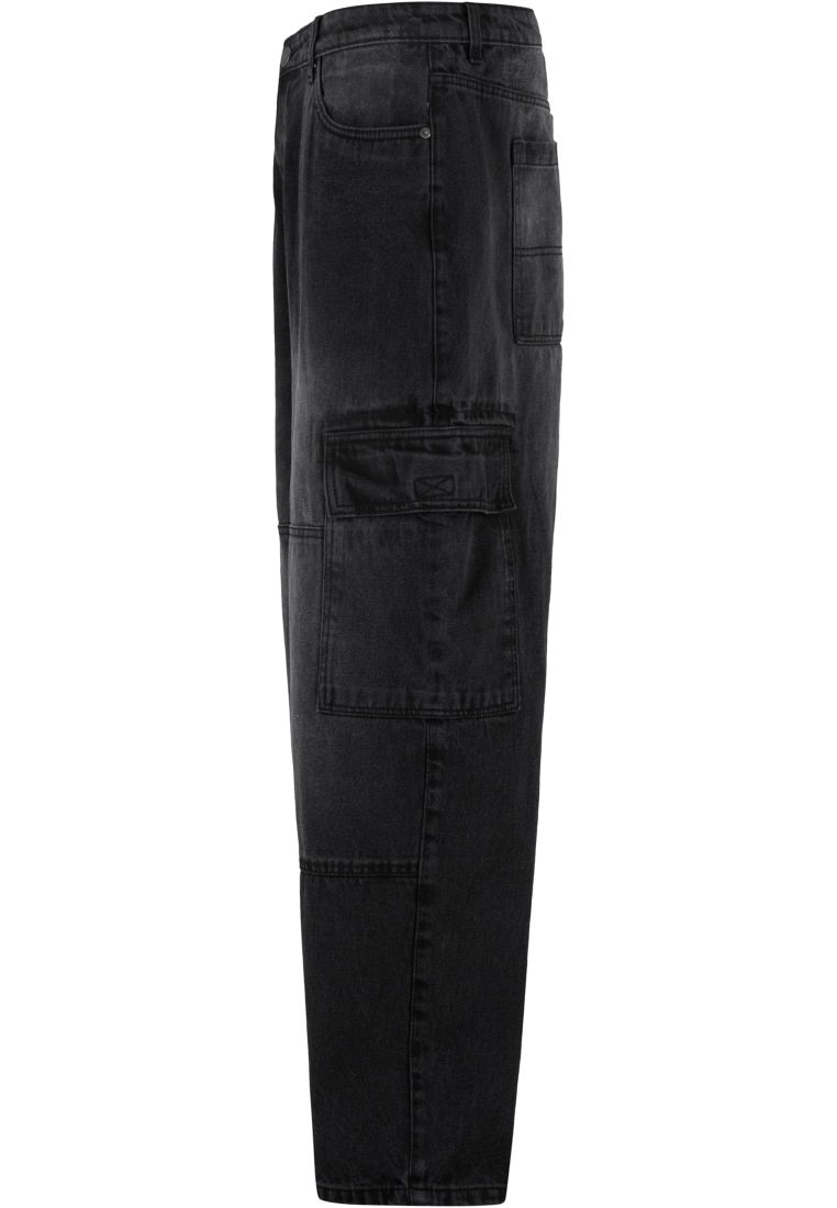 Tapered Heavy Ounce Baggy Cargo Jeans - Mens Jeans - TTUTB6747 - 40