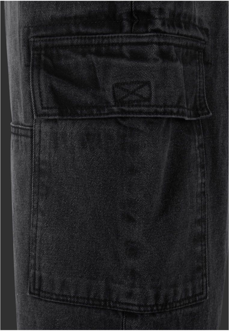 Tapered Heavy Ounce Baggy Cargo Jeans - Mens Jeans - TTUTB6747 - 44