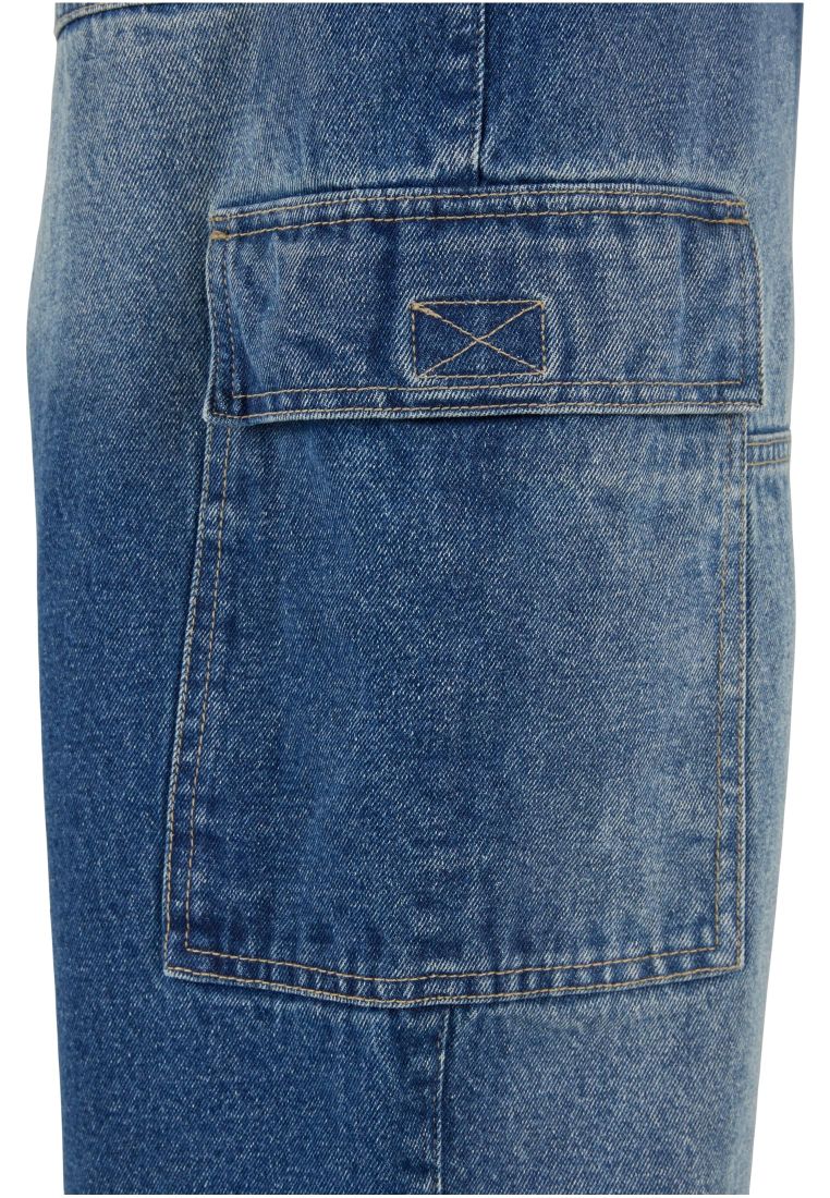Tapered Heavy Ounce Baggy Cargo Jeans - Mens Jeans - TTUTB6747 - 17