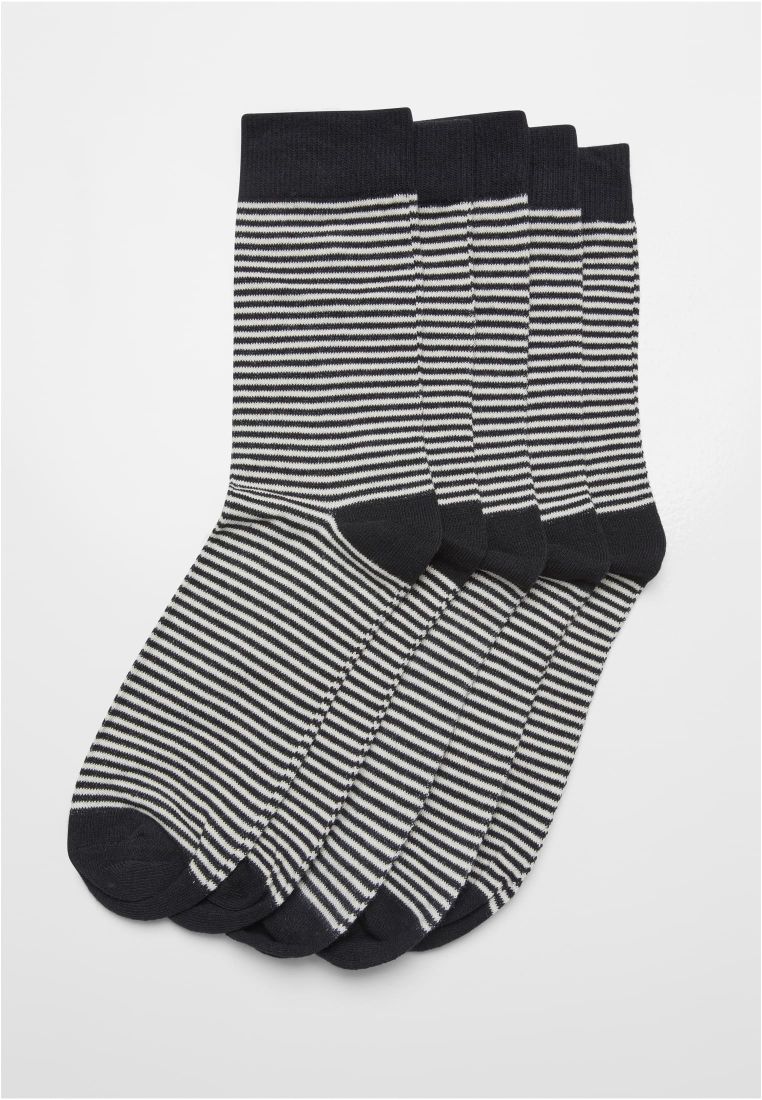 Fine Stripe Socks 5-Pack -  - TTUTB6804 - 3
