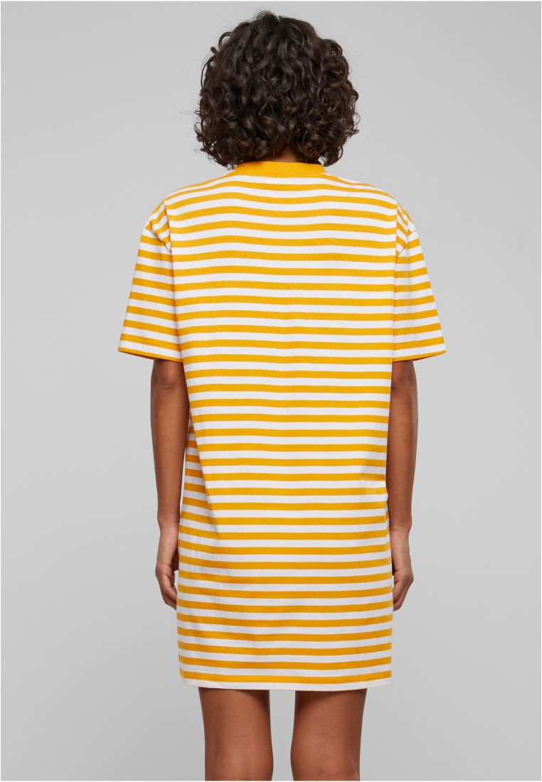 Ladies Oversized Striped Tee Dress - - TTUTB6828 - 576