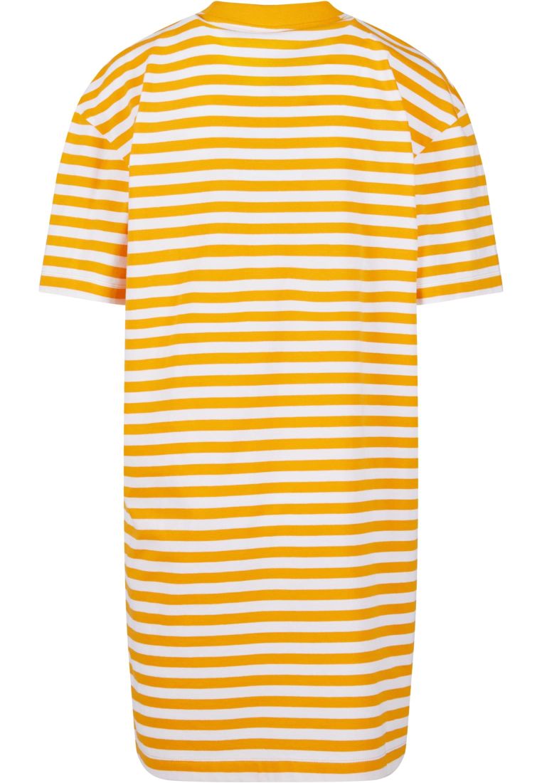 Ladies Oversized Striped Tee Dress - - TTUTB6828 - 545