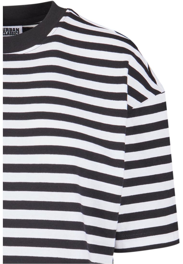 Ladies Oversized Striped Tee Dress - - TTUTB6828 - 6