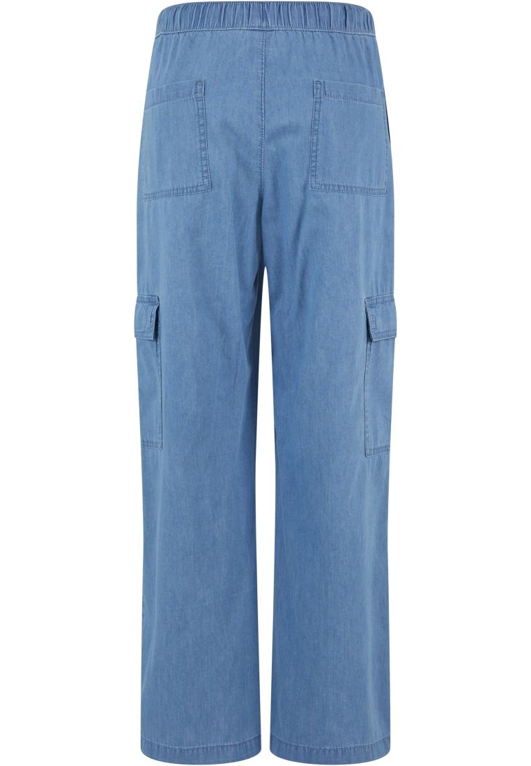 Ladies Light Denim Cargo Pants -  - TTUTB6836 - 10