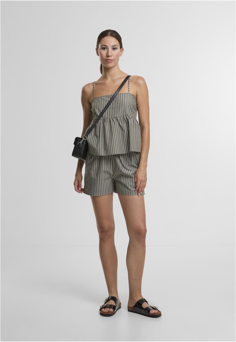 Ladies Striped Shorts - - TTUTB6845 - 38