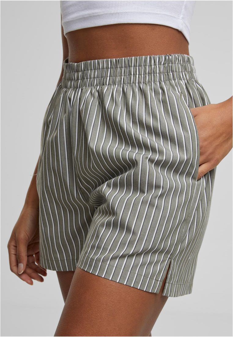 Ladies Striped Shorts - - TTUTB6845 - 39