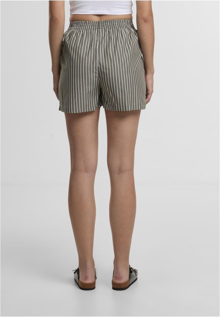 Ladies Striped Shorts - - TTUTB6845 - 36