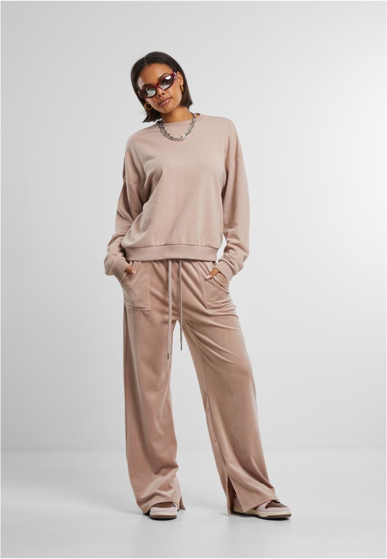 Ladies Oversized Light Terry Crewneck - Ladies T-Shirts and Tops - TTUTB6855 - 578