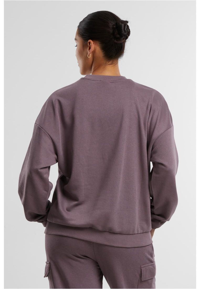 Ladies Oversized Light Terry Crewneck - Ladies T-Shirts and Tops - TTUTB6855 - 1656