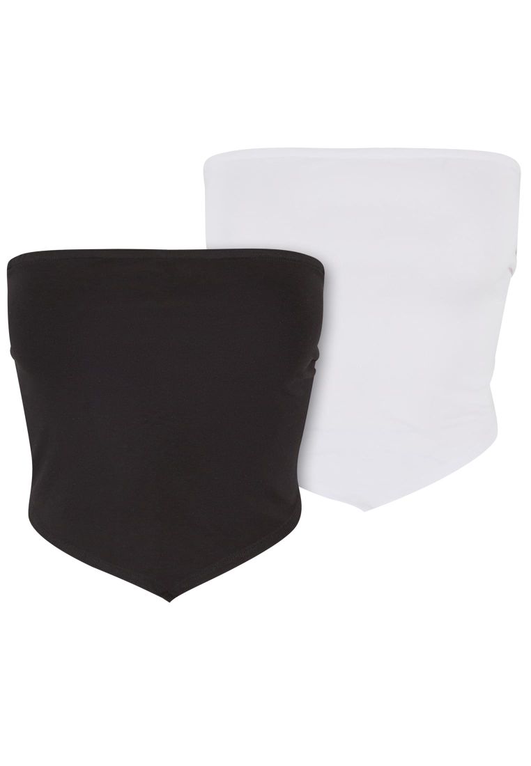 Ladies Knotted Bandeau Top 2-Pack - - TTUTB6872A - 7