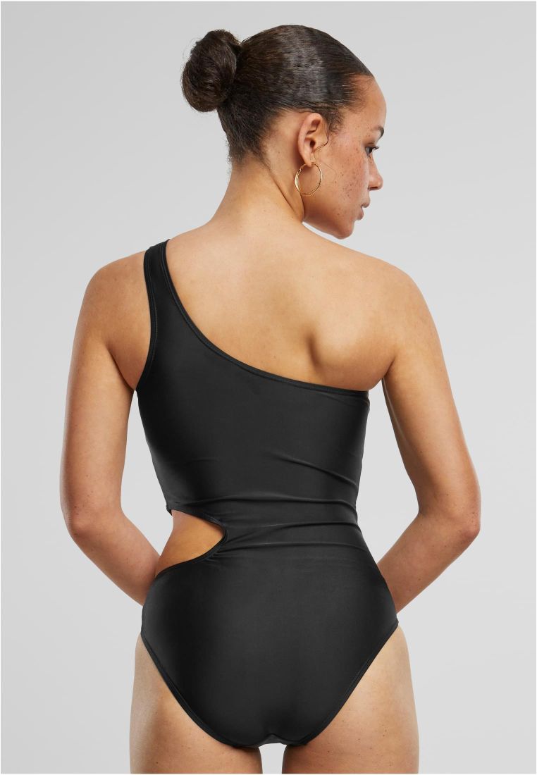 Ladies Asymmetric Cut Out Swimmsuit - - TTUTB6888 - 36