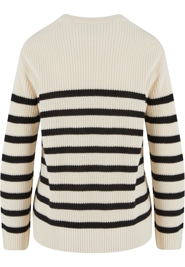 Ladies Rib Striped Sweater - - TTUTB6895 - 310