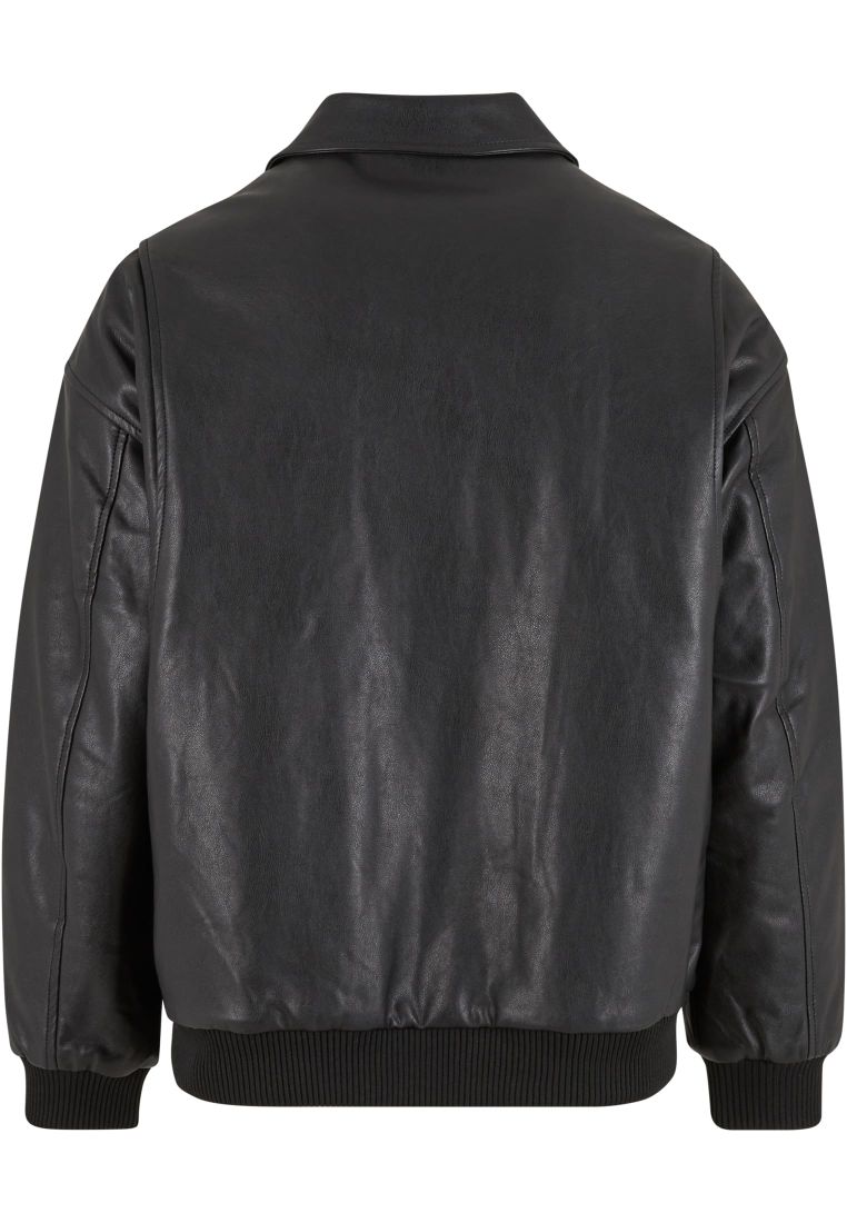 Synthetic Leather Blouson - Mens Jackets - TTUTB6914 - 9