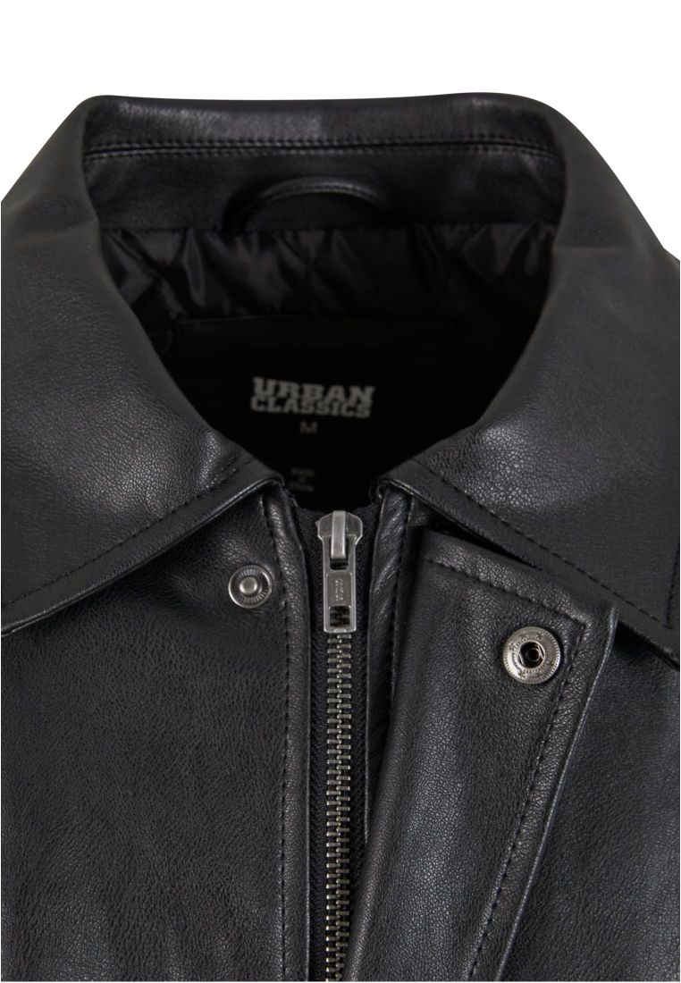 Synthetic Leather Blouson - Mens Jackets - TTUTB6914 - 12