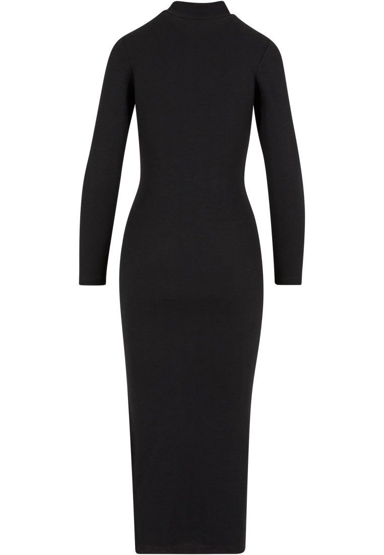 Ladies Rib Longlseeve Mockneck Dress - - TTUTB6933 - 40