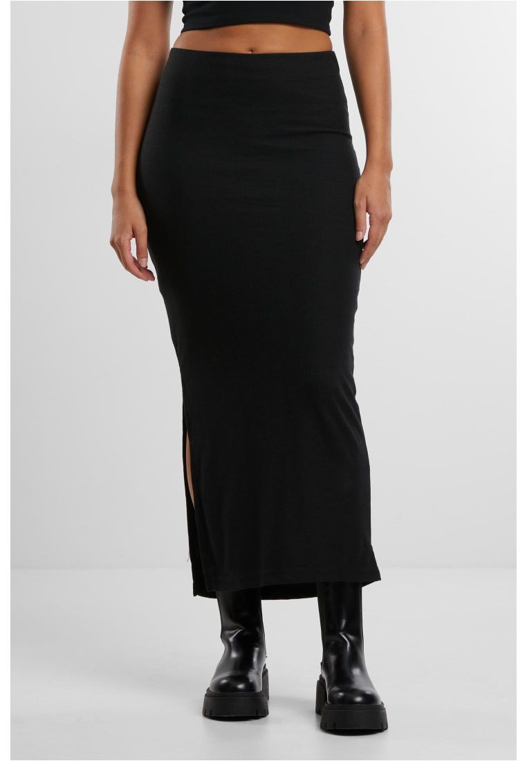 Ladies Rib High Slit Skirt -  - TTUTB6940 - 31