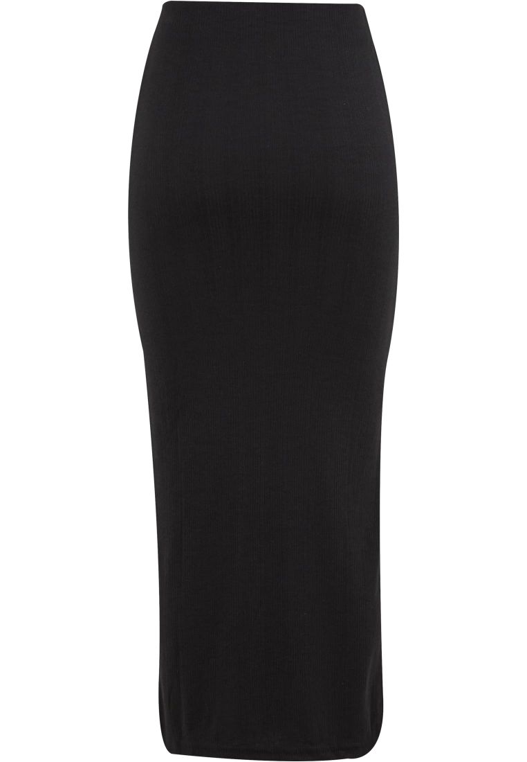 Ladies Rib High Slit Skirt - - TTUTB6940 - 40