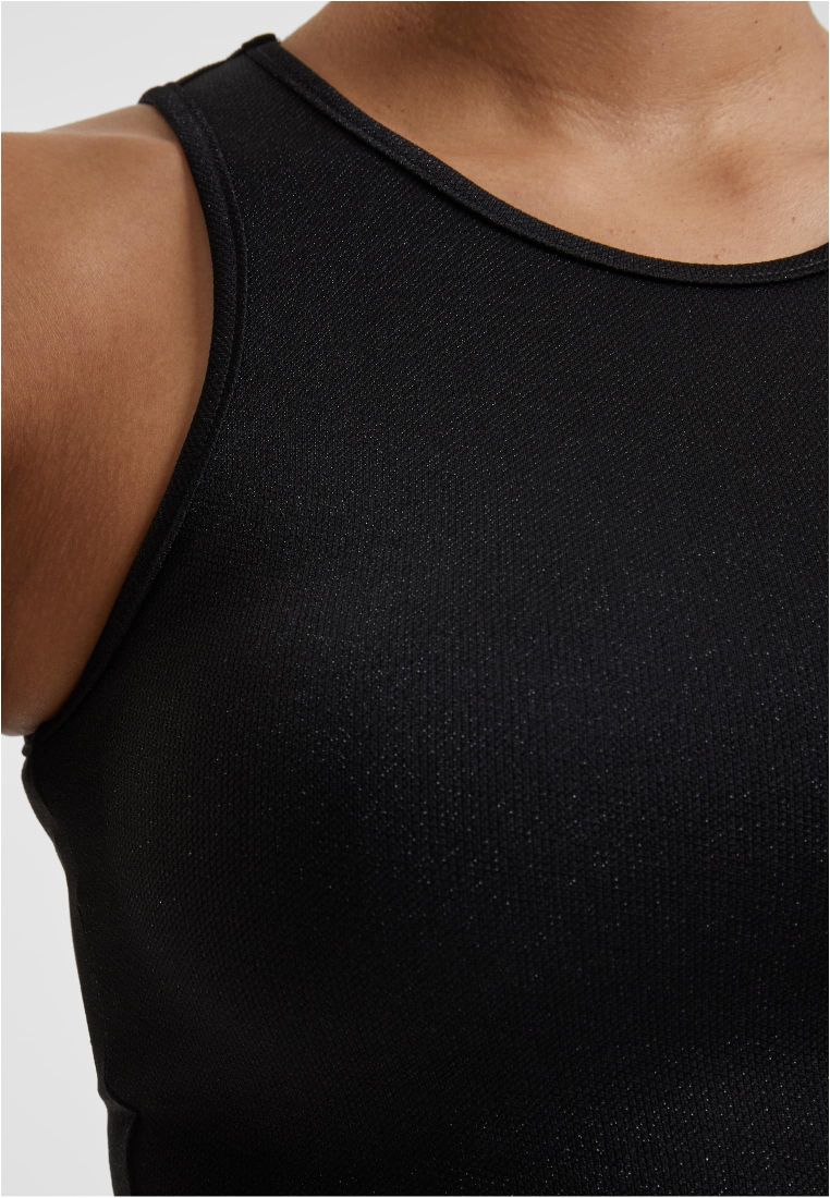 Ladies Glitter Cropped Top - - TTUTB6990 - 7