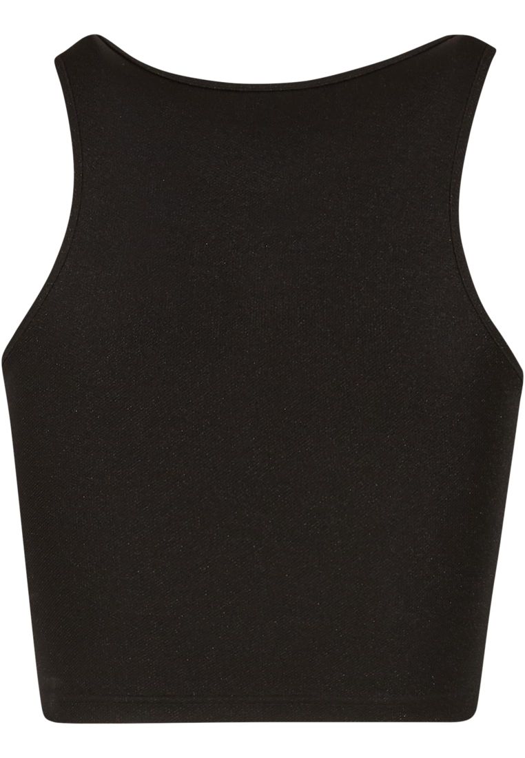 Ladies Glitter Cropped Top - - TTUTB6990 - 10