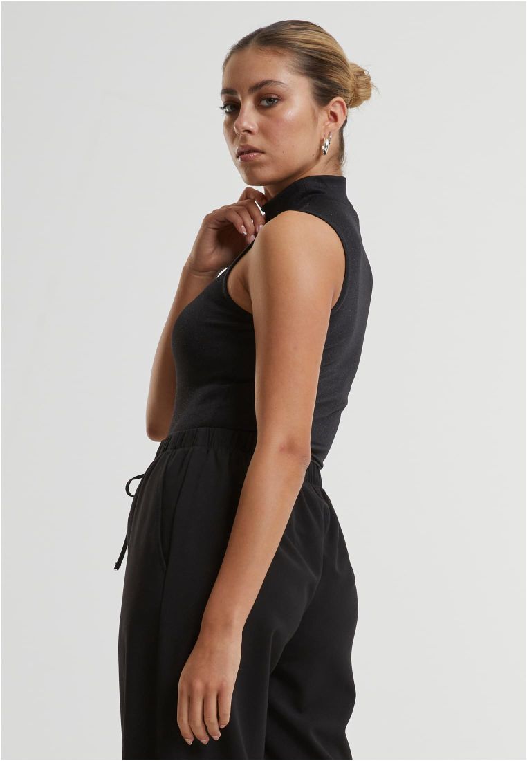 Ladies Glitter High Neck Body - - TTUTB6993 - 4